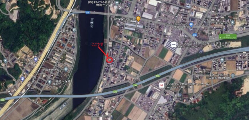 唐津市中原宅地　１９０坪